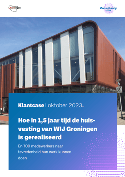 Klantcase Consultancy Gemeente Groningen Voorkant