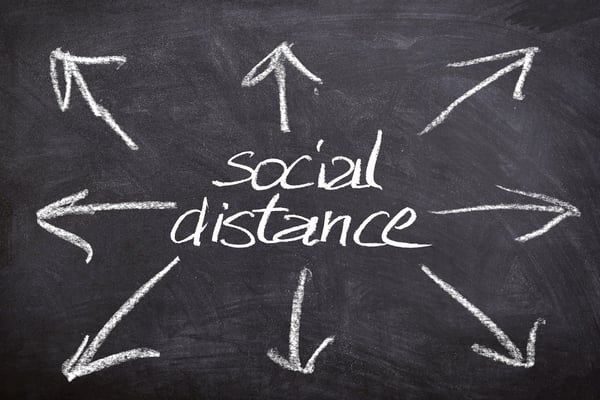 tips social distancing kantoor