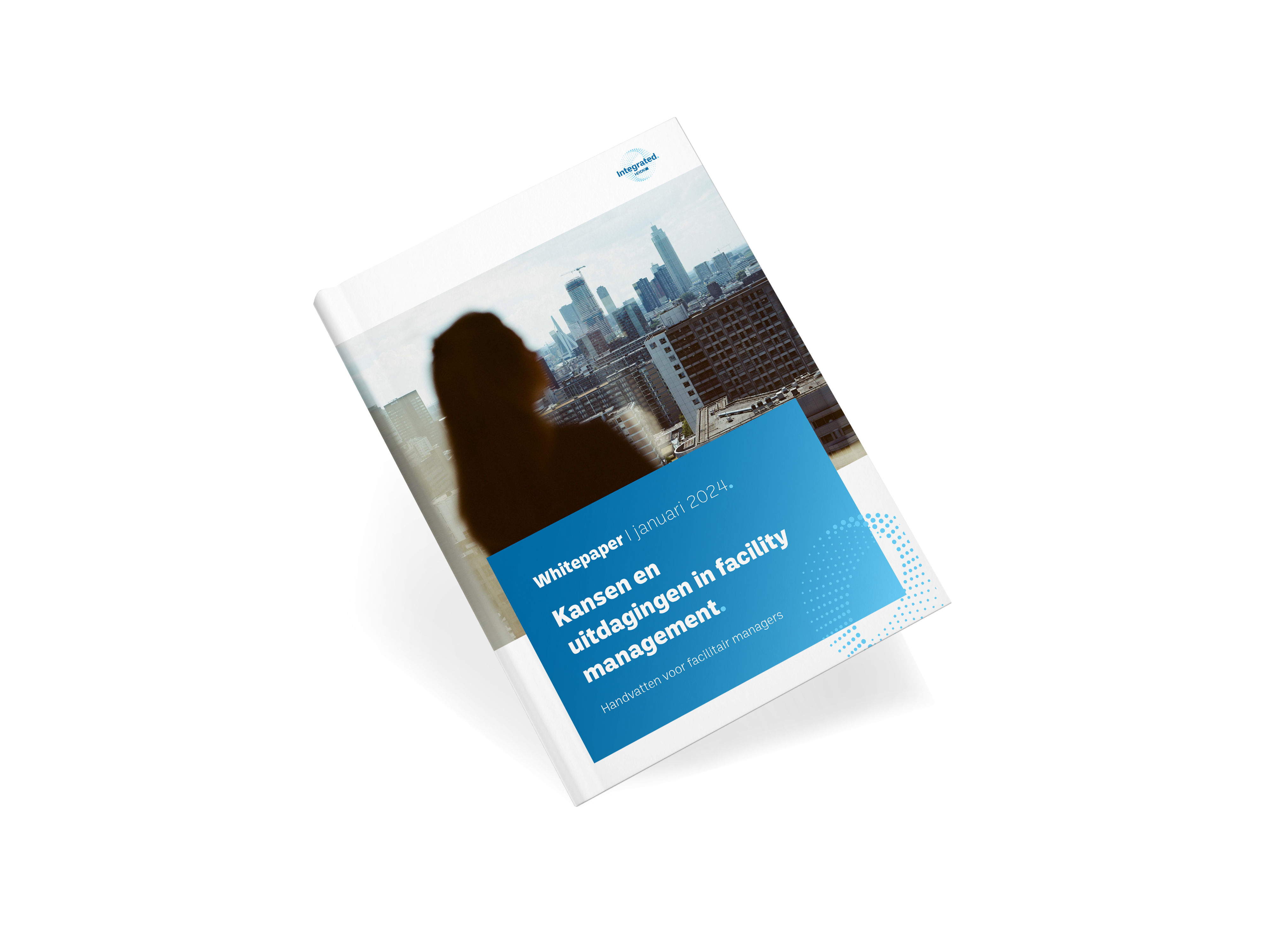 Whitepaper mockup - Uitdagingen en kansen in facility management 2024